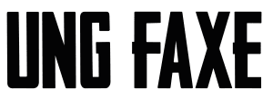 ungfaxe logo sort
